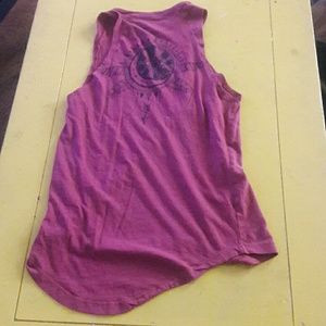 T Bar maroon muscle t